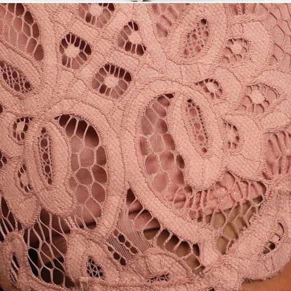 Free People Adella Blush Lace Shorts - Picture 13 of 13